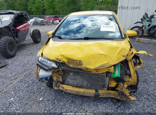 3HGGK5H4XJM703246 2018 HONDA FIT Yellow ხელსაწყოთა პანელის ხედი