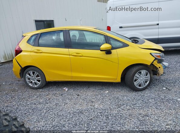 3HGGK5H4XJM703246 2018 HONDA FIT Yellow უკანა სალონის ხედი