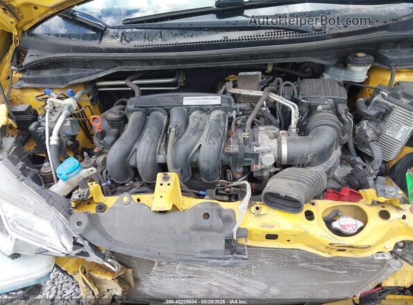3HGGK5H4XJM703246 2018 HONDA FIT Yellow უკანა ხედი