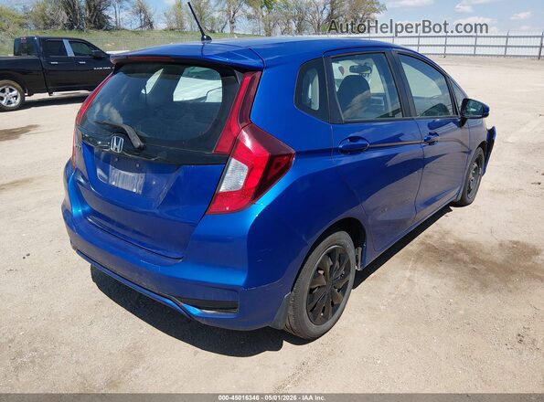3HGGK5H4XKM753615 2019 HONDA FIT Blue Задня права чверть