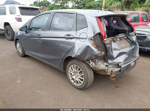 3HGGK5H50HM708099 2017 HONDA FIT Gray Trasero izquierdo