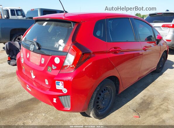3HGGK5H5XHM712256 2017 HONDA FIT Red Задня права чверть