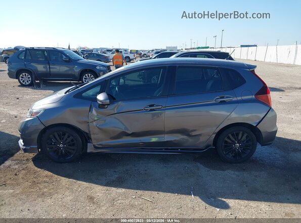 3HGGK5H61JM707316 2018 HONDA FIT Gray 