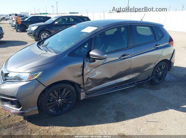 3HGGK5H61JM707316 2018 HONDA FIT Gray 