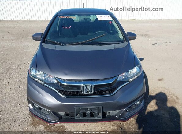 3HGGK5H61JM707316 2018 HONDA FIT Gray 