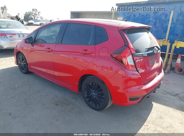 3HGGK5H63JM717510 2018 HONDA FIT Red Հետևի ձախ