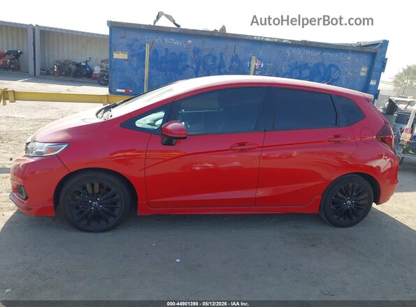 3HGGK5H63JM717510 2018 HONDA FIT Red Սալոնի հետևի տեսք