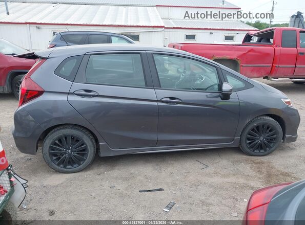 3HGGK5H65JM702717 2018 HONDA FIT Gray 