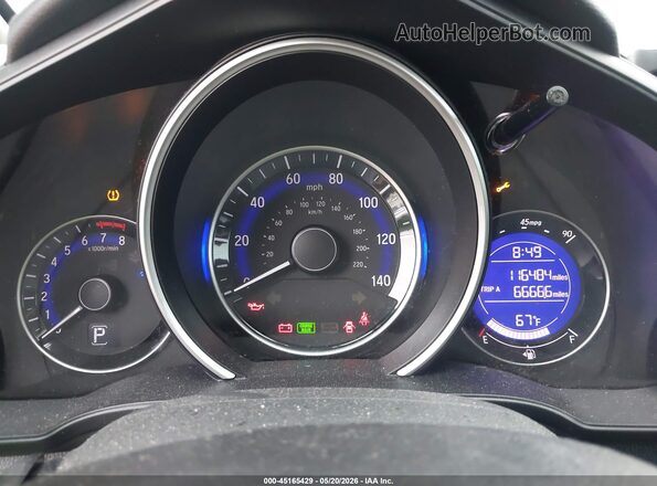 3HGGK5H67JM707322 2018 HONDA FIT Gray უკანა სავარძლების ხედი