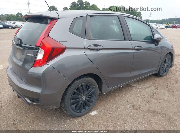 3HGGK5H67JM707322 2018 HONDA FIT Gray უკანა მარჯვენა