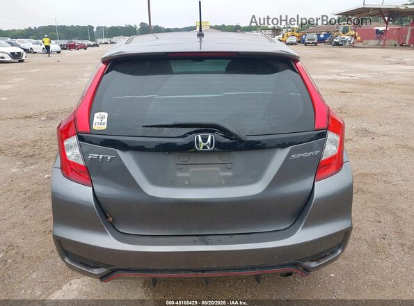 3HGGK5H67JM707322 2018 HONDA FIT Gray 
