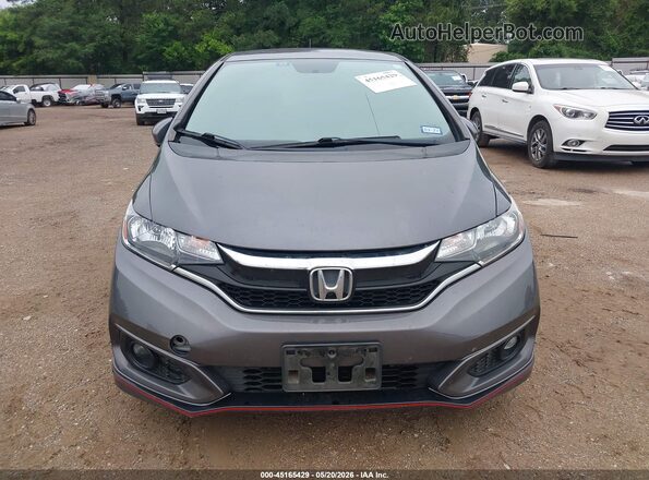 3HGGK5H67JM707322 2018 HONDA FIT Gray ხელსაწყოთა პანელის ხედი