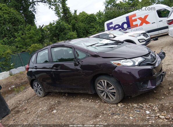 3HGGK5H70GM704876 2016 HONDA FIT Фиолетовый Вид задней части салона