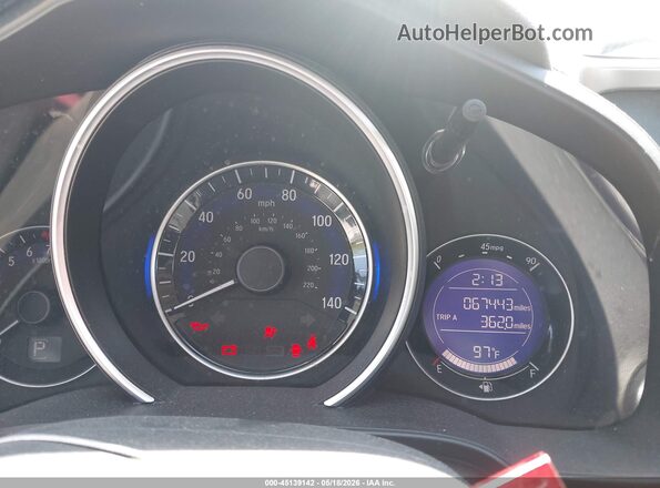 3HGGK5H70HM706645 2017 HONDA FIT Purple Widok tylnych siedzeń