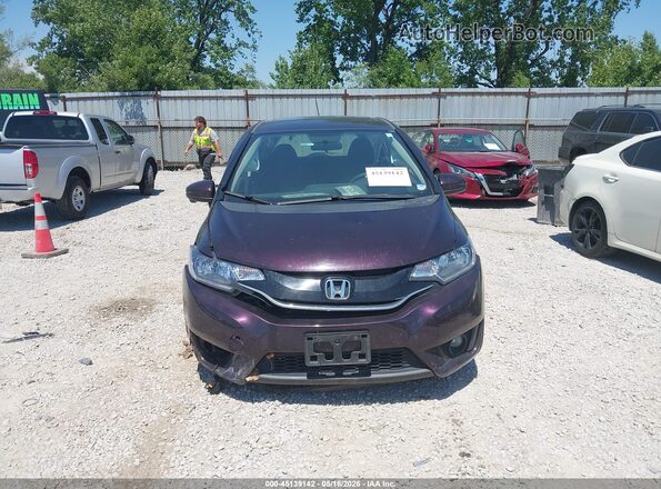 3HGGK5H70HM706645 2017 HONDA FIT Purple Widok zestawu wskaźników