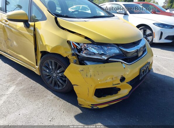 3HGGK5H76JM703500 2018 HONDA FIT Желтый Вид спереди