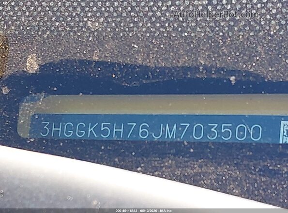 3HGGK5H76JM703500 2018 HONDA FIT Желтый Вид подкапотного пространства