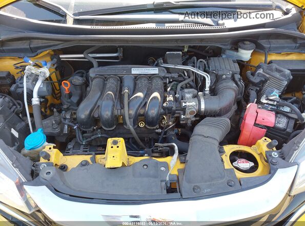 3HGGK5H76JM703500 2018 HONDA FIT Желтый Вид сзади