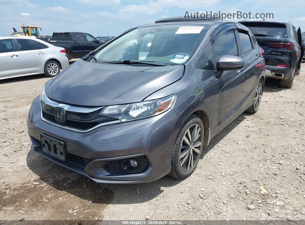 3HGGK5H80JM707969 2018 HONDA FIT Gray Front left