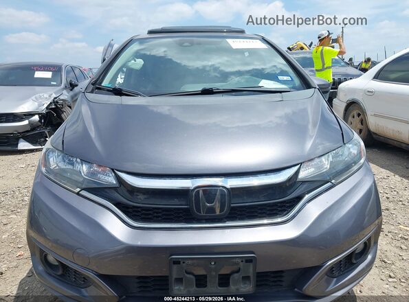 3HGGK5H80JM707969 2018 HONDA FIT Gray Instrument cluster view