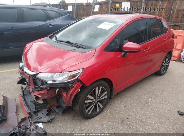 3HGGK5H8XLM729965 2020 HONDA FIT Red Przód lewy