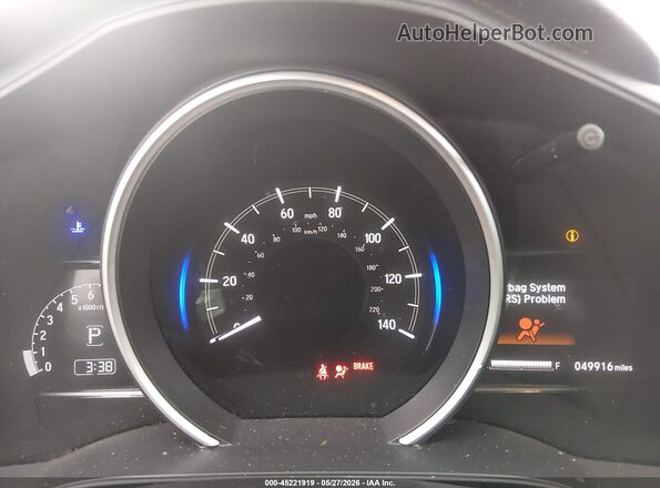 3HGGK5H8XLM729965 2020 HONDA FIT Red Widok tylnych siedzeń