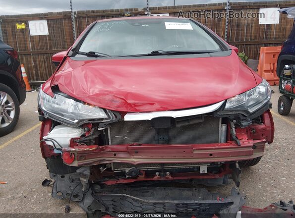 3HGGK5H8XLM729965 2020 HONDA FIT Red Widok wnętrza z tyłu