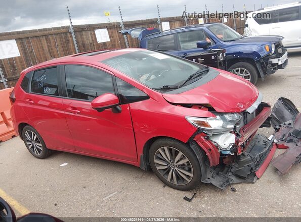 3HGGK5H8XLM729965 2020 HONDA FIT Red Widok wnętrza 360 stopni