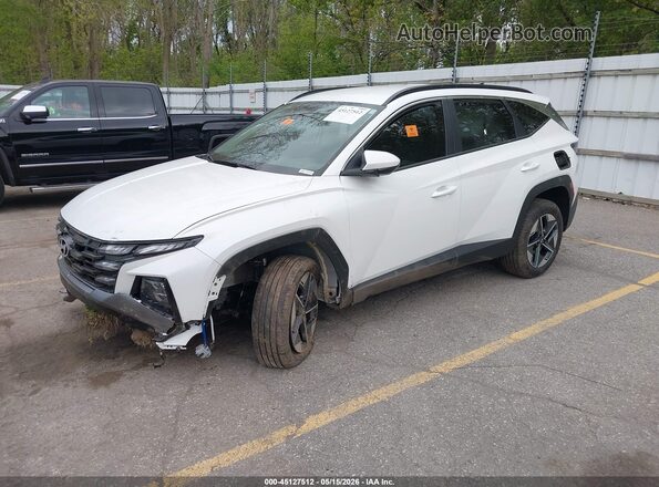 3KMJBCDE9SE005341 2025 HYUNDAI TUCSON Белый Передняя левая четверть