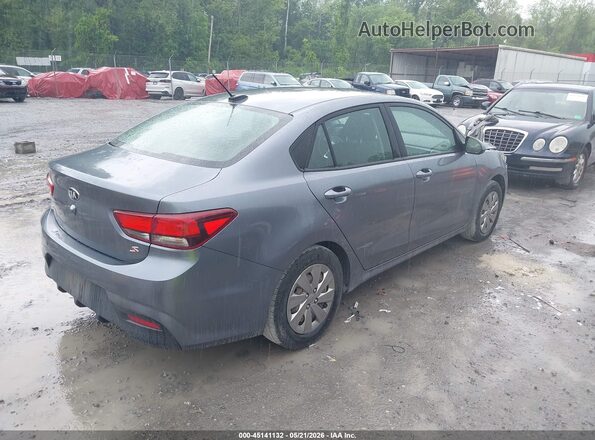 3KPA24AB2KE217694 2019 KIA RIO Gray Задня права чверть
