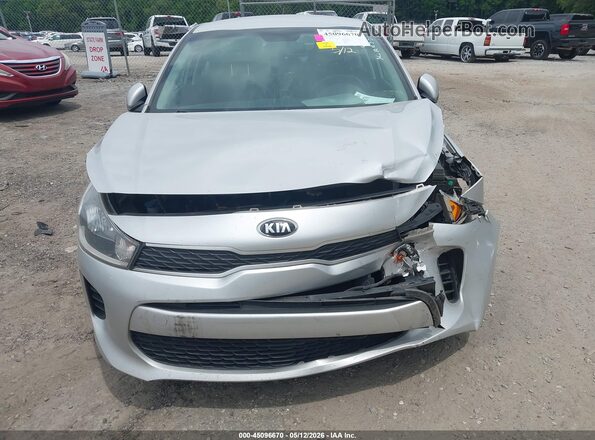 3KPA24AB3JE115044 2018 KIA RIO Серебряный Вид щитка приборов