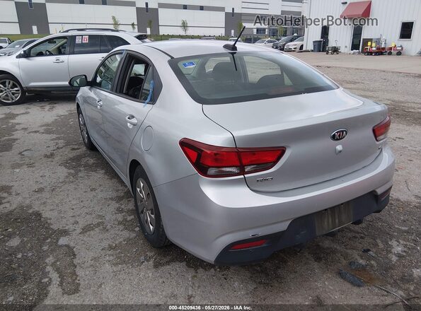 3KPA24AB6JE100182 2018 KIA RIO Silver Trasero izquierdo