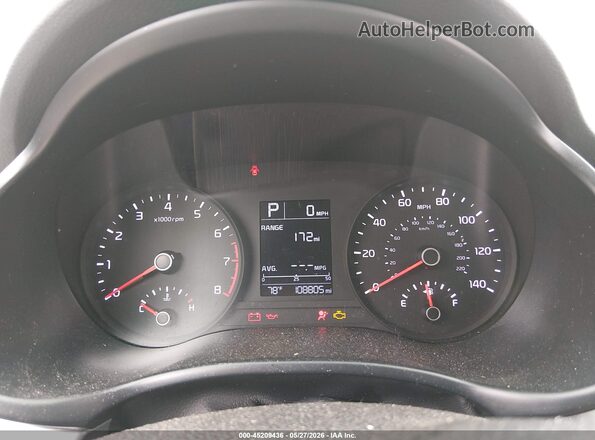 3KPA24AB6JE100182 2018 KIA RIO Silver Vista de los asientos traseros