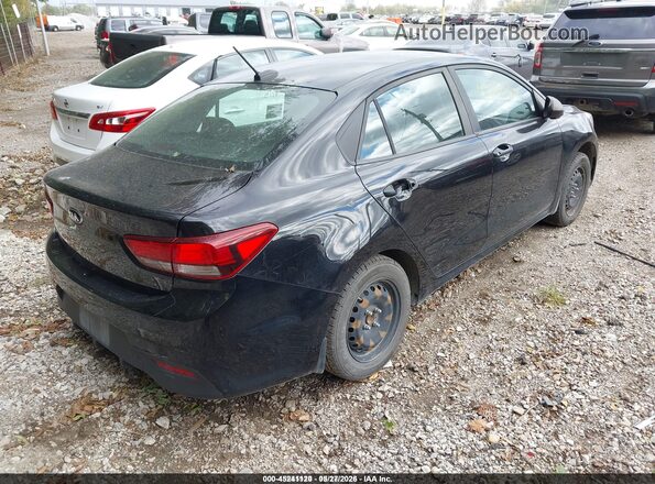 3KPA24AB7JE053597 2018 KIA RIO Black Задня права чверть