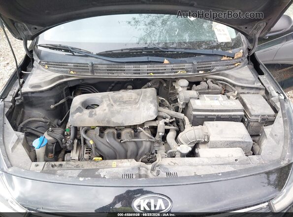 3KPA24AB7JE053597 2018 KIA RIO Black Вид ззаду