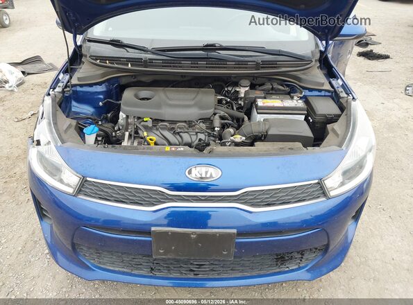 3KPA24AB7KE197880 2019 KIA RIO Blue Вид ззаду