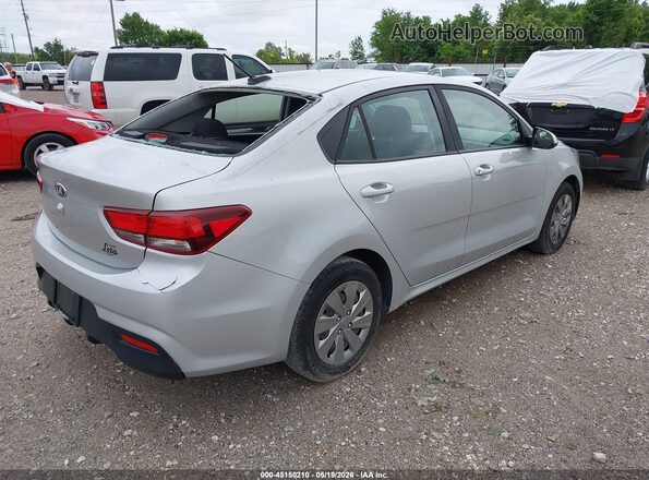 3KPA24AB8KE184944 2019 KIA RIO Silver უკანა მარჯვენა