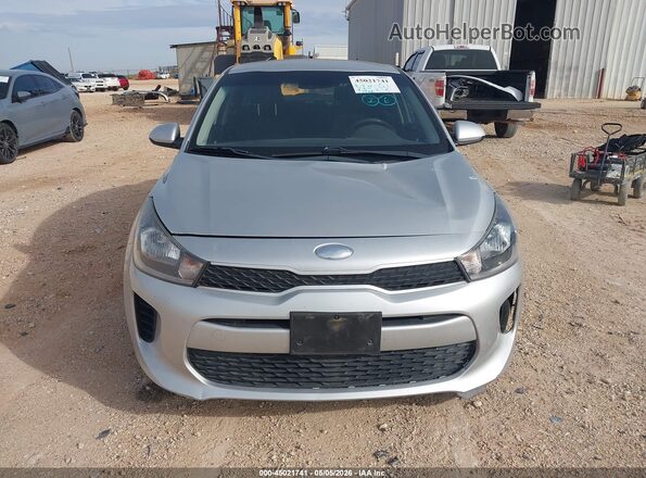 3KPA24AD0LE284393 2020 KIA RIO Silver Instrument cluster view