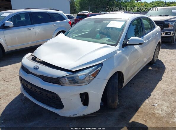 3KPA24AD0LE289450 2020 KIA RIO Белый Передняя левая четверть