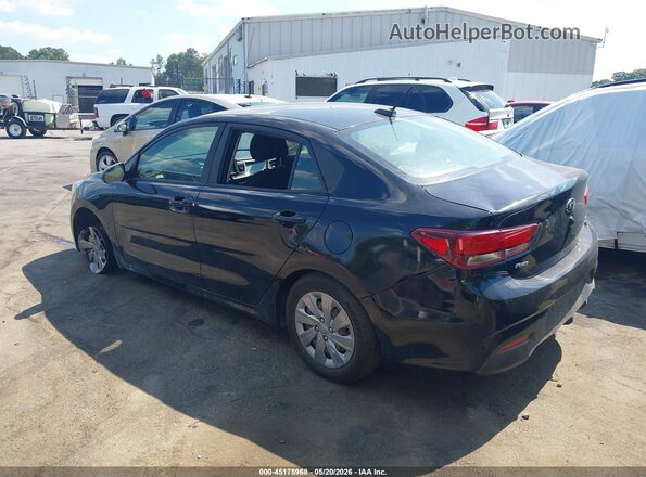 3KPA24AD0LE322026 2020 KIA RIO Black Trasero izquierdo