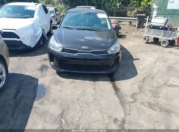 3KPA24AD0LE322026 2020 KIA RIO Black Vista del cuadro de instrumentos