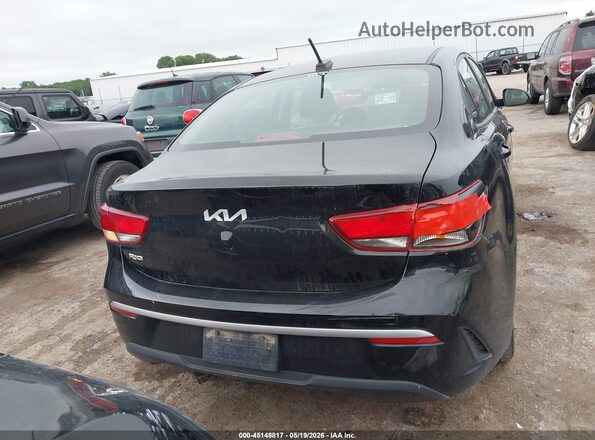 3KPA24AD0NE485696 2022 KIA RIO Black 