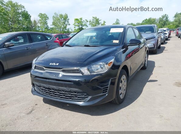 3KPA24AD0PE554454 2023 KIA RIO Black Vista tres cuartos delantera izquierda