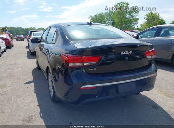 3KPA24AD0PE554454 2023 KIA RIO Black Trasero izquierdo