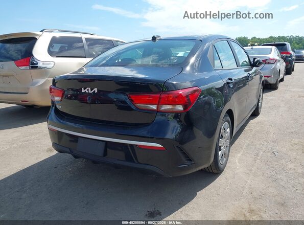 3KPA24AD0PE554454 2023 KIA RIO Black Trasero derecho