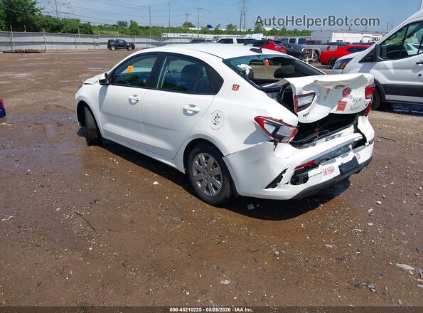 3KPA24AD1ME430334 2021 KIA RIO White უკანა მარცხენა