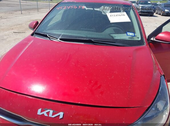 3KPA24AD1NE432554 2022 KIA RIO Red წინა ხედი