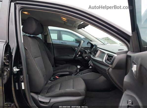 3KPA24AD1PE619859 2023 KIA RIO Black Front interior view