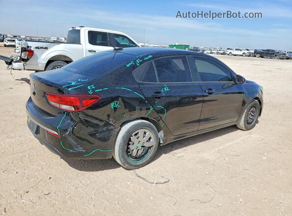 3KPA24AD2ME395741 2021 KIA RIO Black უკანა მარჯვენა