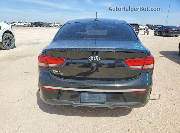 3KPA24AD2ME395741 2021 KIA RIO Black უკანა ხედი